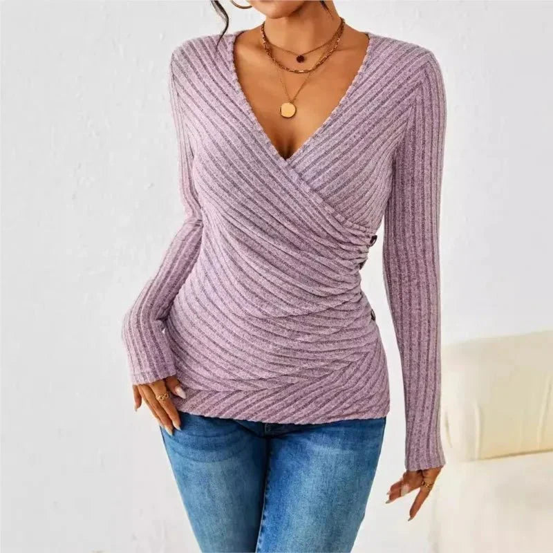 Duttini | Luxe Tummy Tucking Long Sleeve Top with a Timeless Finish