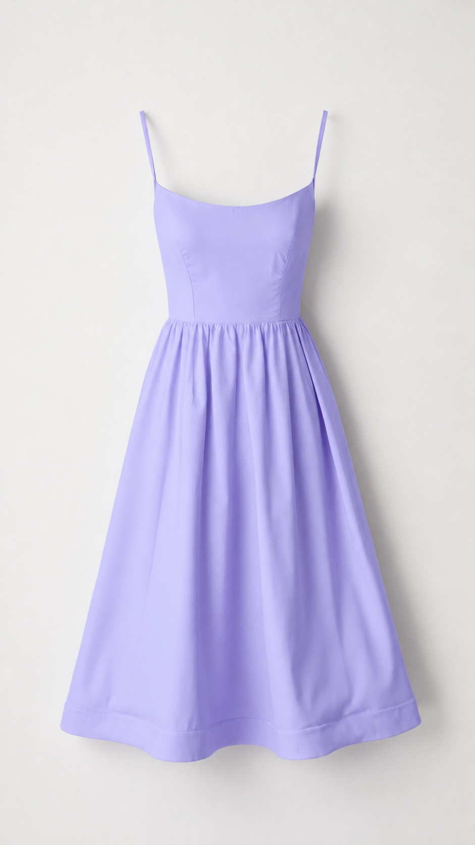 Duttini | Strappy Midi Dress, Fitted Bodice, Flowing Skirt