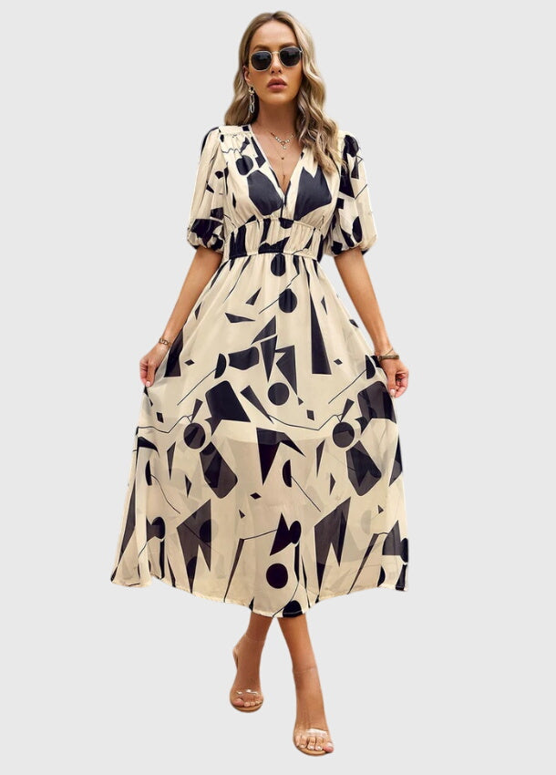 Duttini | Floral Midi Dress for Women