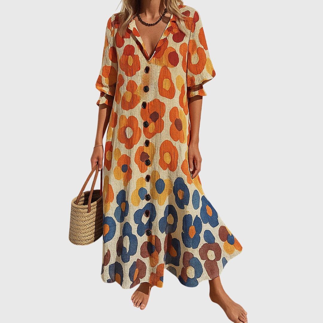Duttini | Elegant Slimming Dress for Women in Soft Fabric