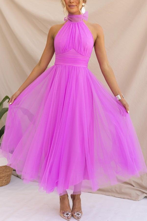 Duttini | Effortless Wedding Guest Tulle Dress for Effortless Elegance