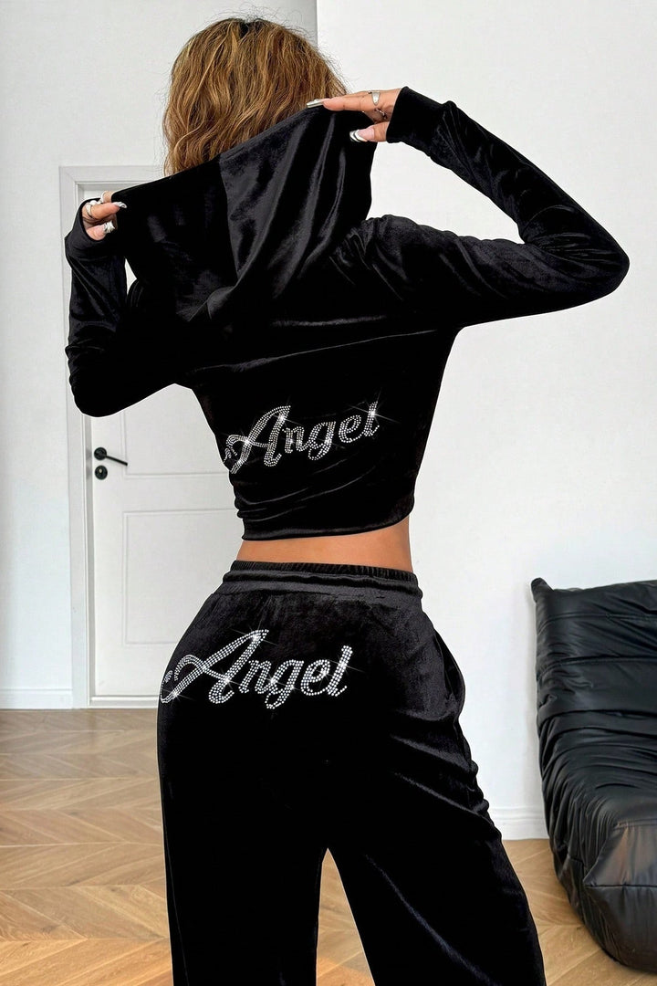 Duttini | Relaxed Solid Crop Two Piece Set
