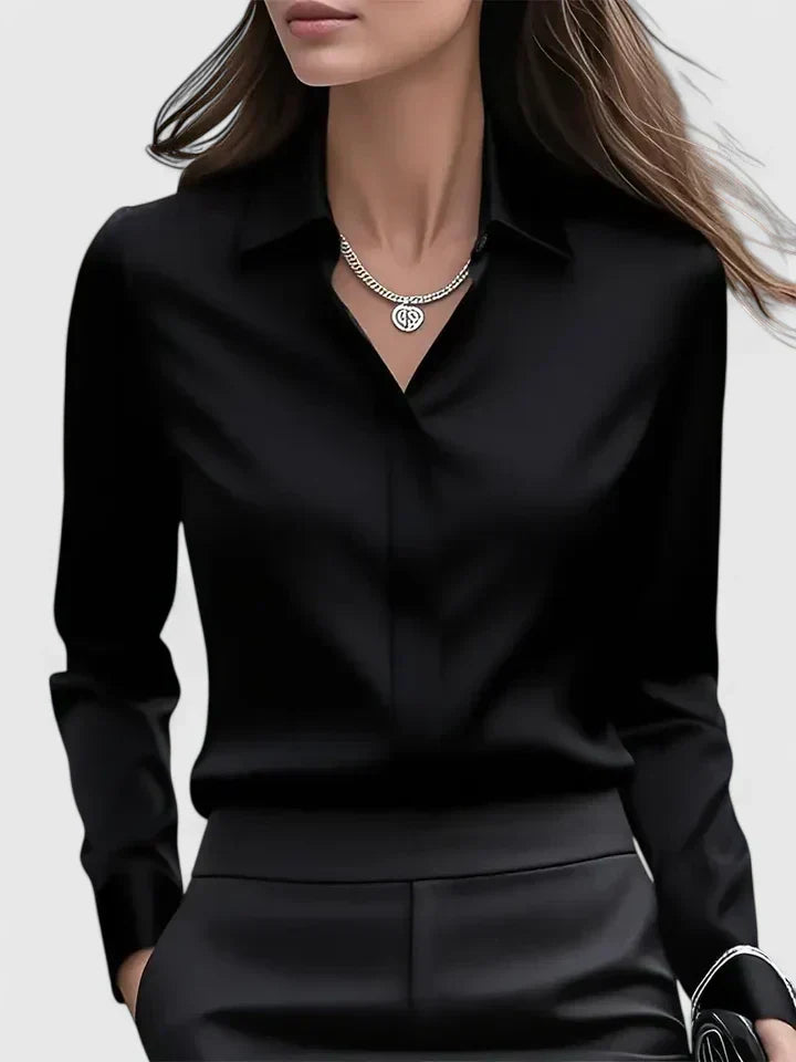 Duttini | Elegant Button Down Shirt With Concealed Placket