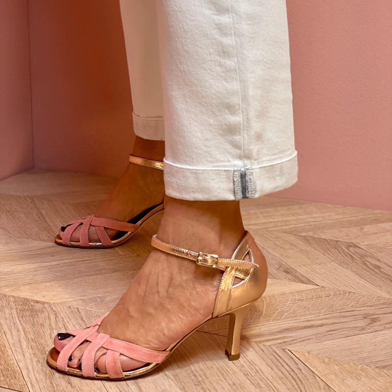 Duttini | Soft-Step Block Pointed Toe Heels for Effortless Wear