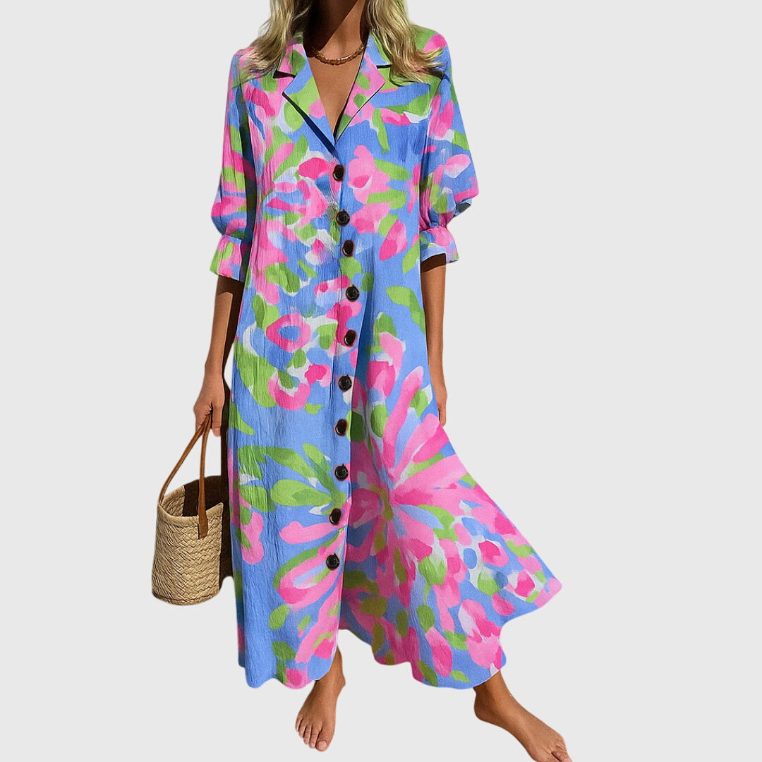 Duttini | Elegant Slimming Dress for Women in Soft Fabric
