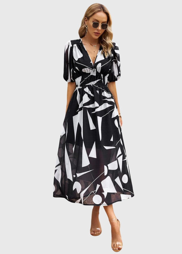 Duttini | Floral Midi Dress for Women