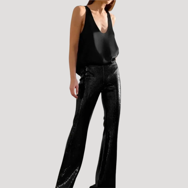 Duttini | Effortless Deep V Neck Sleeveless Tank Top for Every Occasion