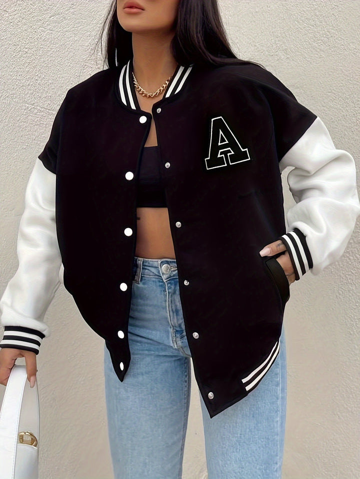 Duttini | Women’s Casual Oversized Bomber Jacket