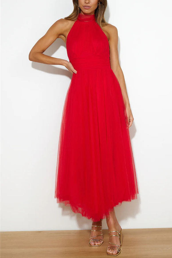 Duttini | Effortless Wedding Guest Tulle Dress for Effortless Elegance