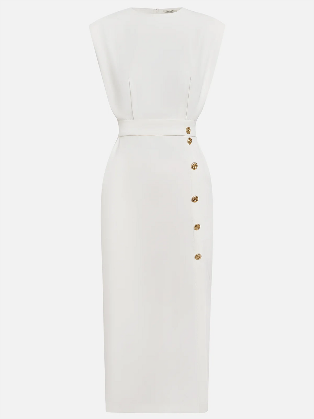 Duttini | Effortless Charm Midi Dress with a Flattering Silhouette