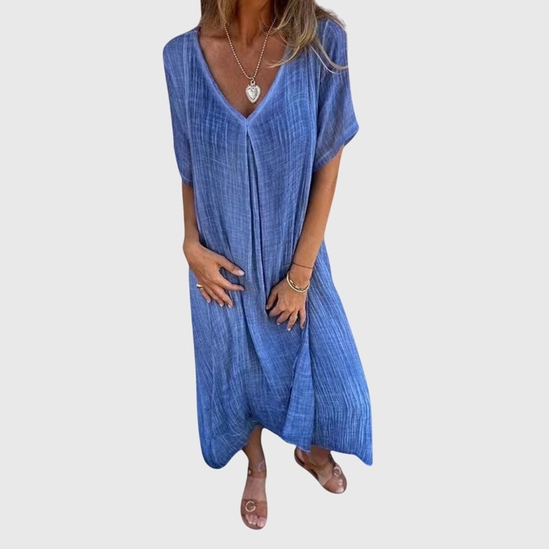 Duttini | Elegant Lightweight V-Neck Dress for Women