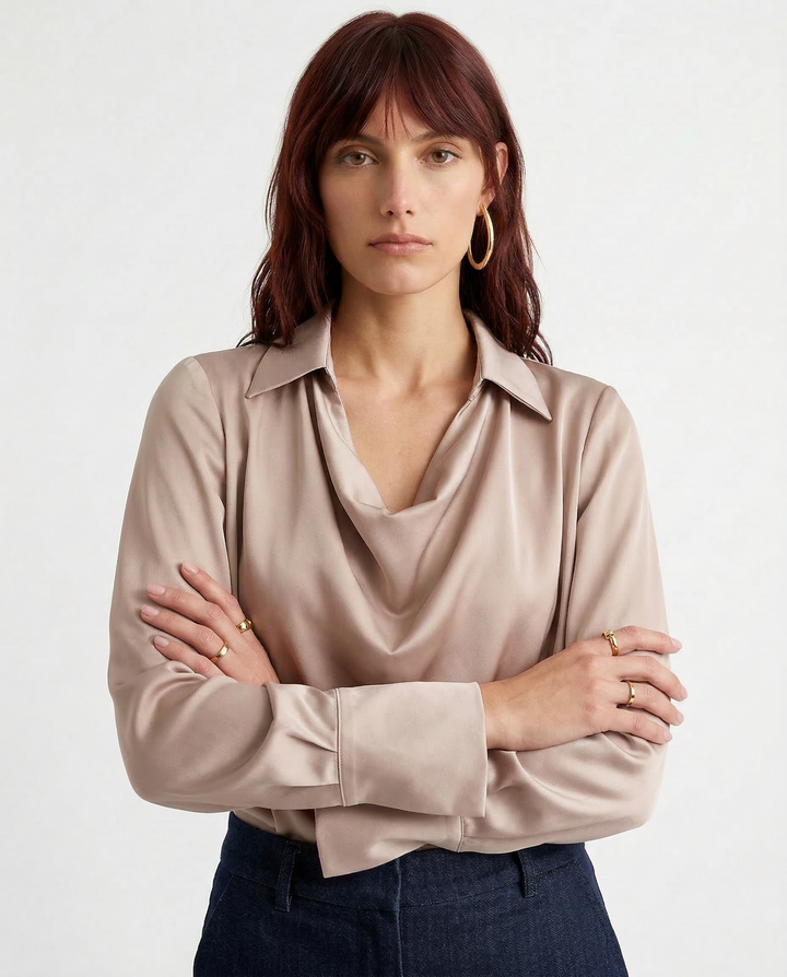 Duttini | Silk Full Sleeve Shirt for Men