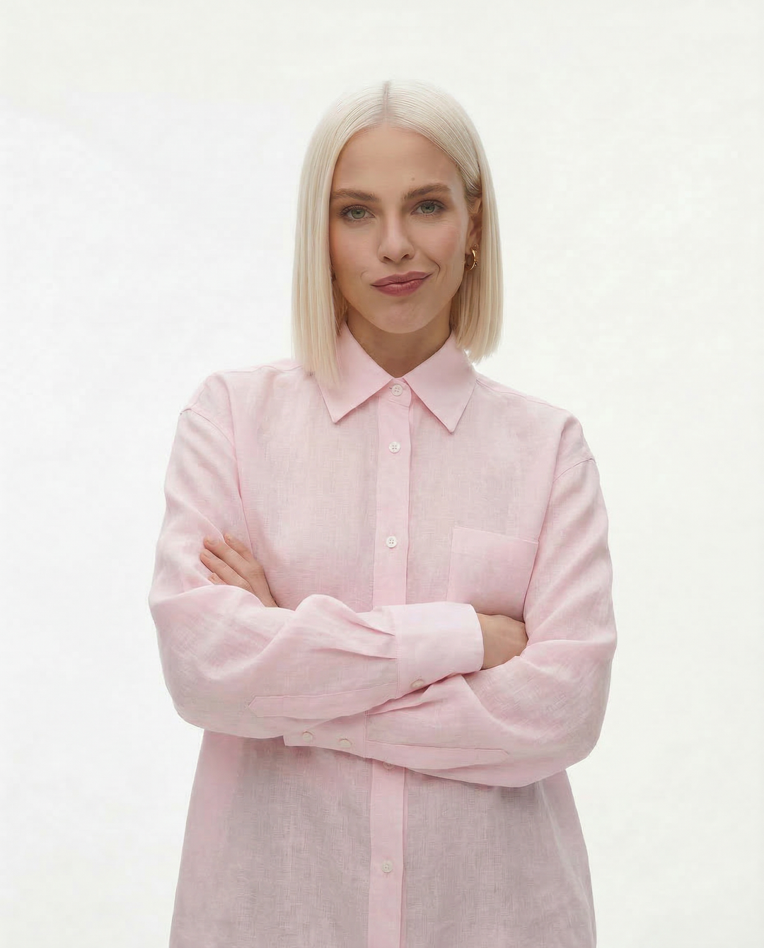 Duttini | Oversized Linen Blouse