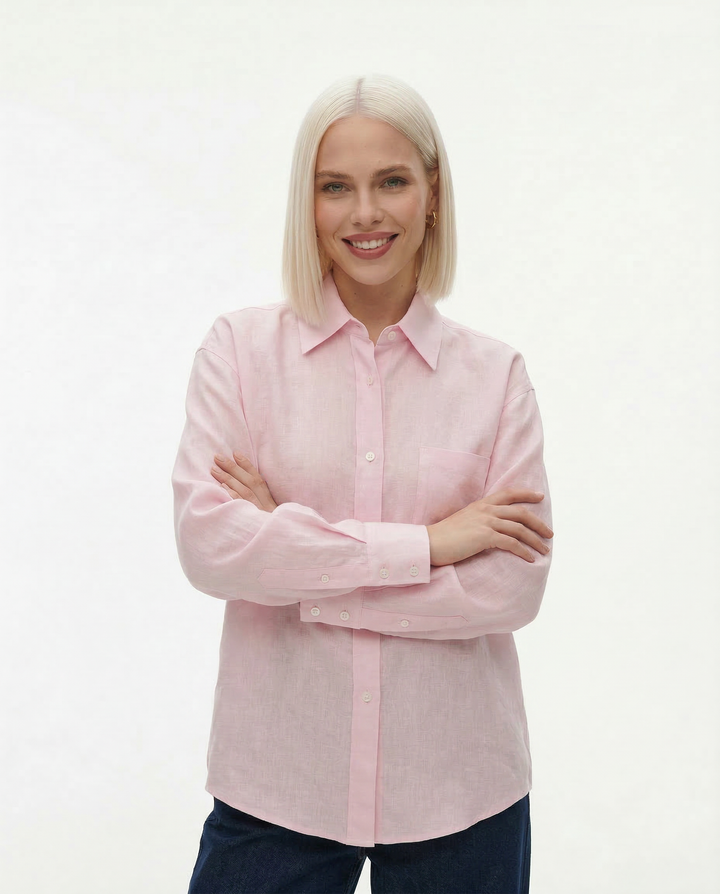 Duttini | Oversized Linen Blouse