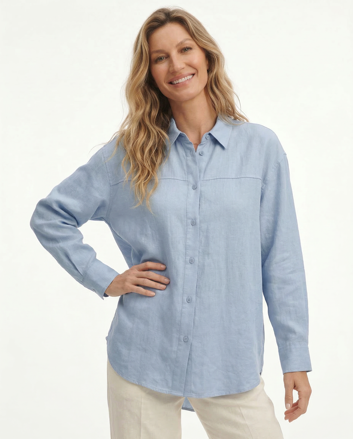 Duttini | Oversized Linen Blouse