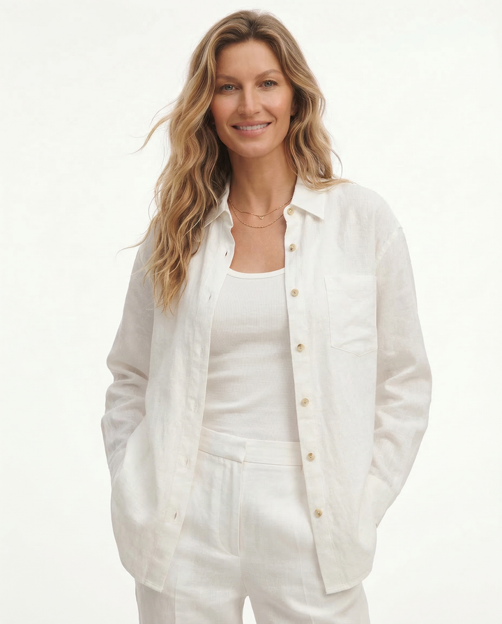 Duttini | Oversized Linen Blouse