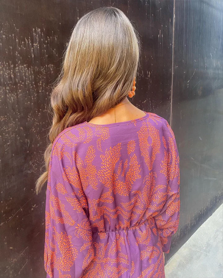 Duttini | Romantic Long Sleeve Maxi Dress for Effortless Elegance