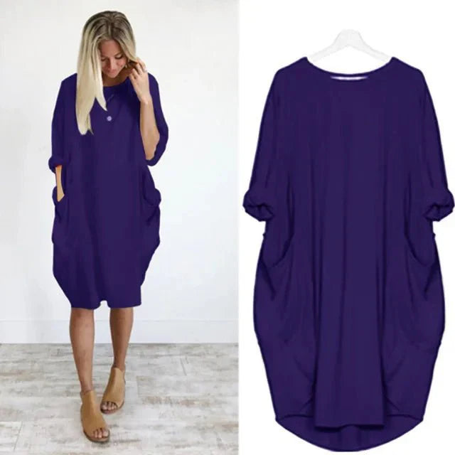 Duttini | Elegant Pocket Dress with a Flattering Silhouette