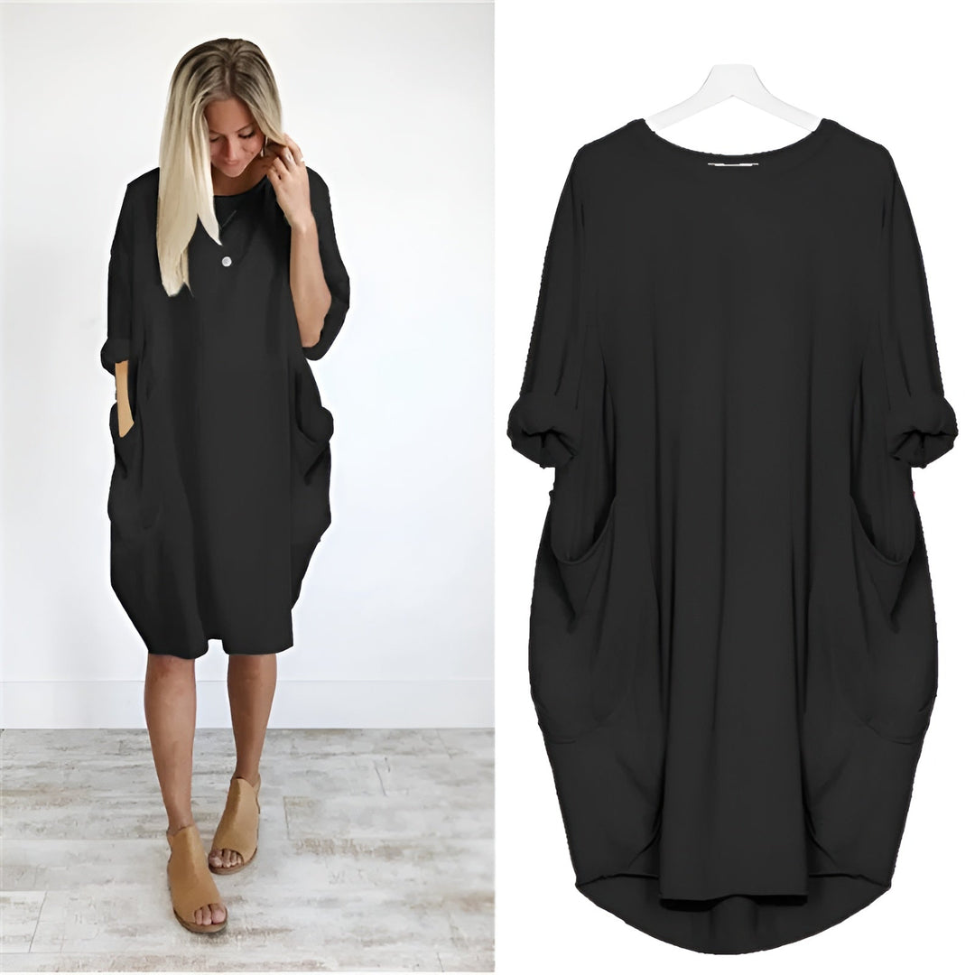 Duttini | Elegant Pocket Dress with a Flattering Silhouette