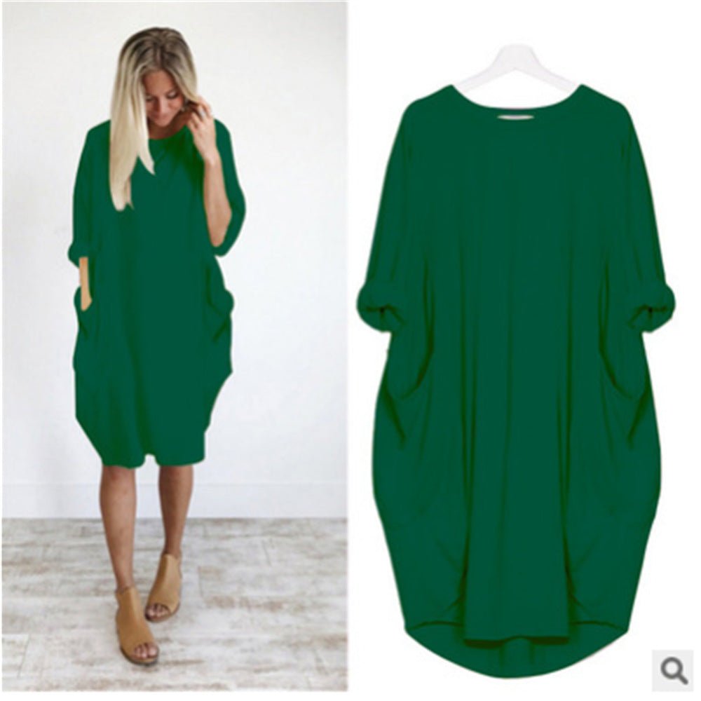 Duttini | Elegant Pocket Dress with a Flattering Silhouette