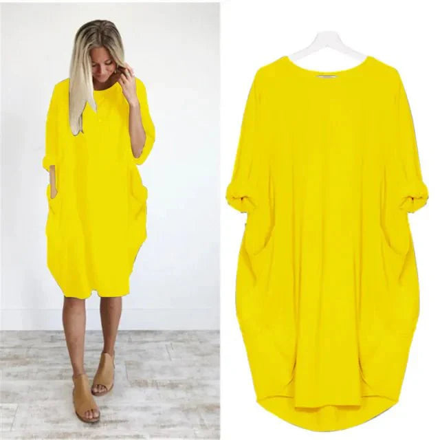 Duttini | Elegant Pocket Dress with a Flattering Silhouette