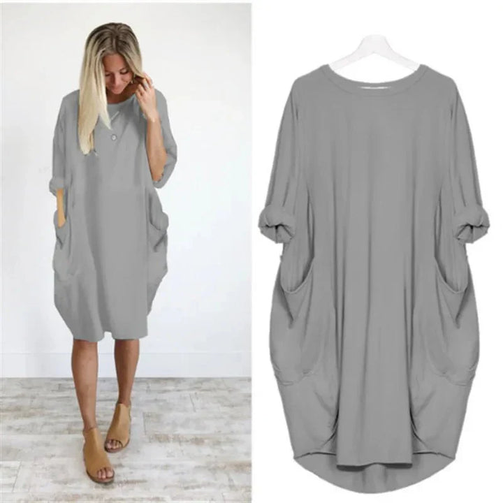 Duttini | Elegant Pocket Dress with a Flattering Silhouette