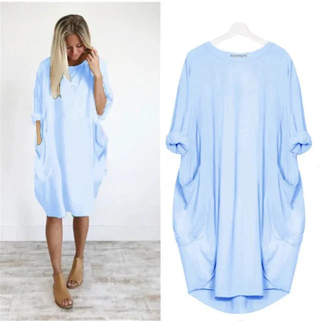 Duttini | Elegant Pocket Dress with a Flattering Silhouette