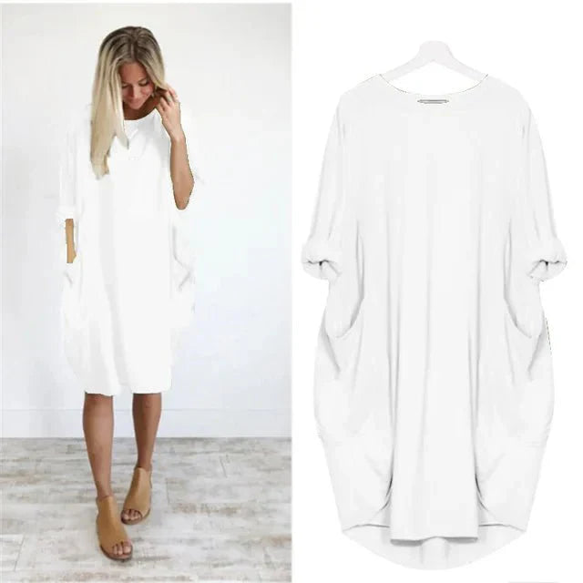 Duttini | Elegant Pocket Dress with a Flattering Silhouette