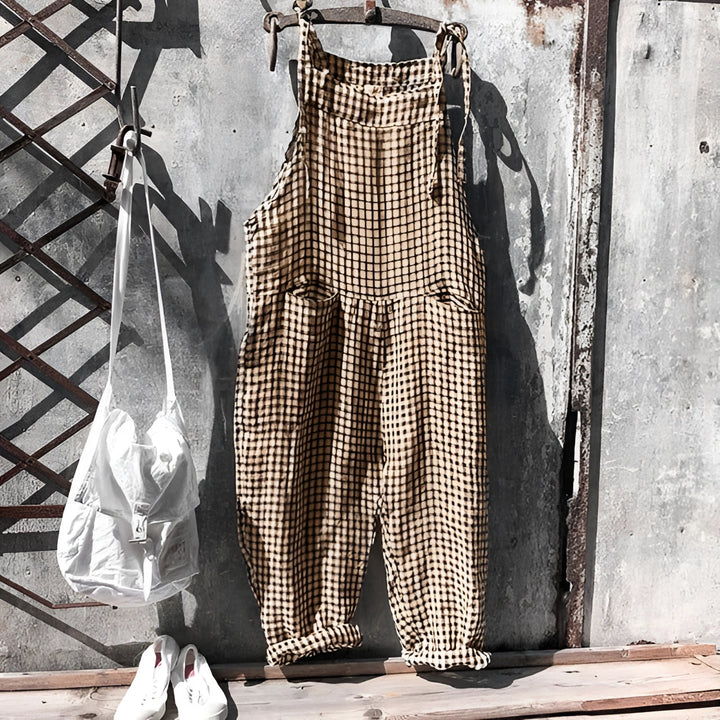 Duttini | Modern Striped Bib Overalls With Pockets Made to Turn Heads