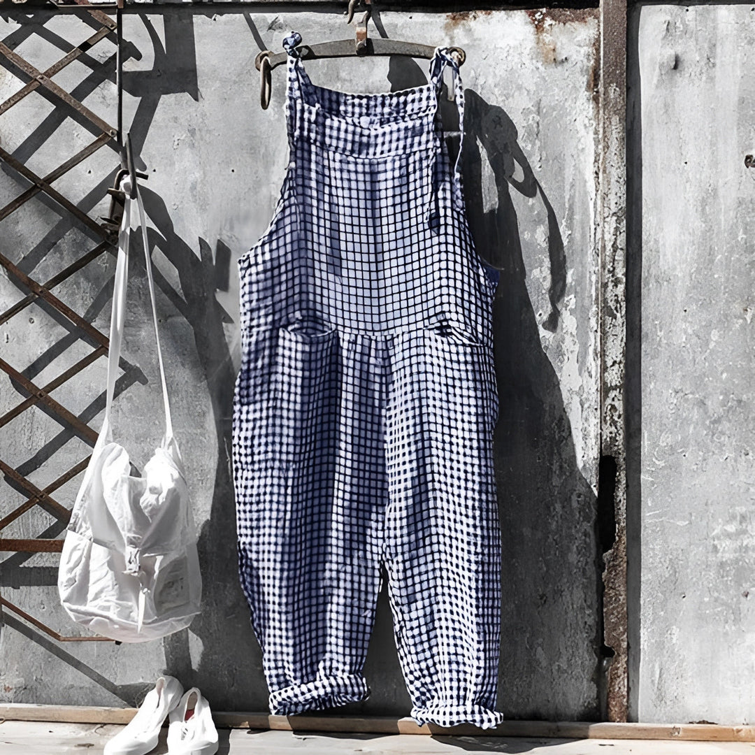 Duttini | Modern Striped Bib Overalls With Pockets Made to Turn Heads