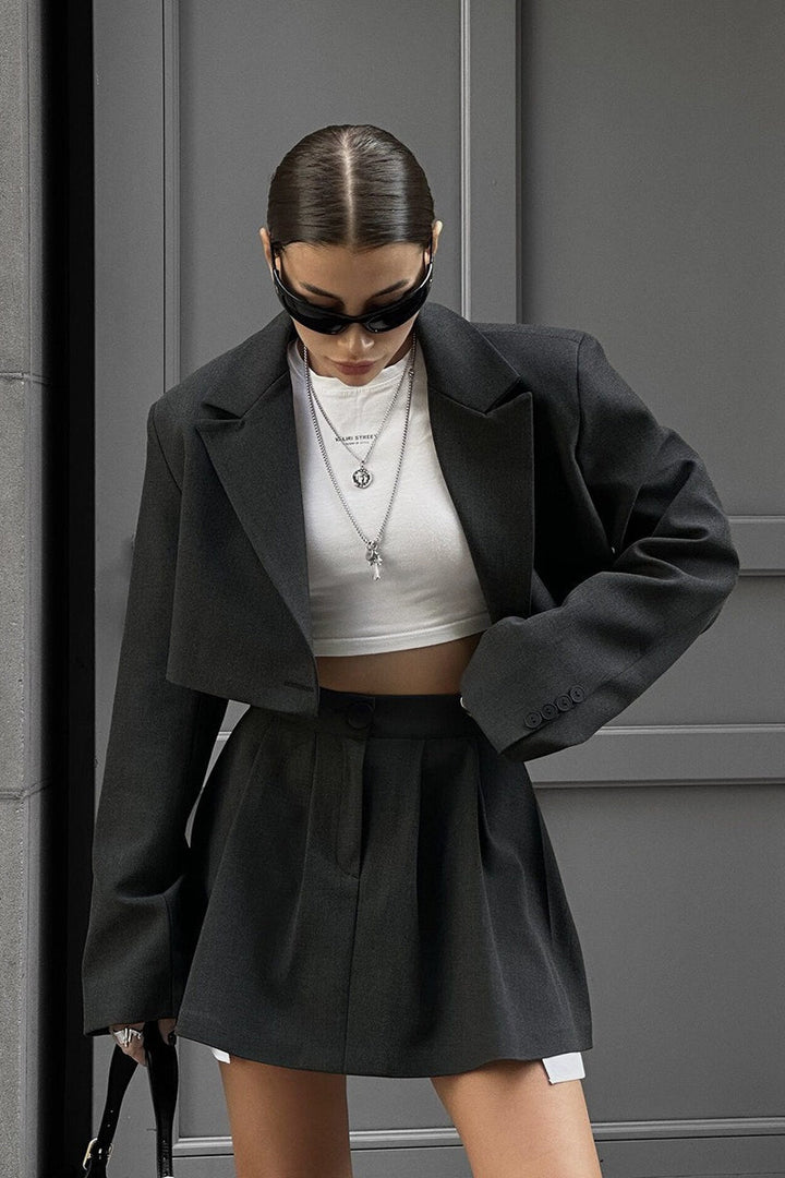 Duttini | Mini Skirt and Blazer Set