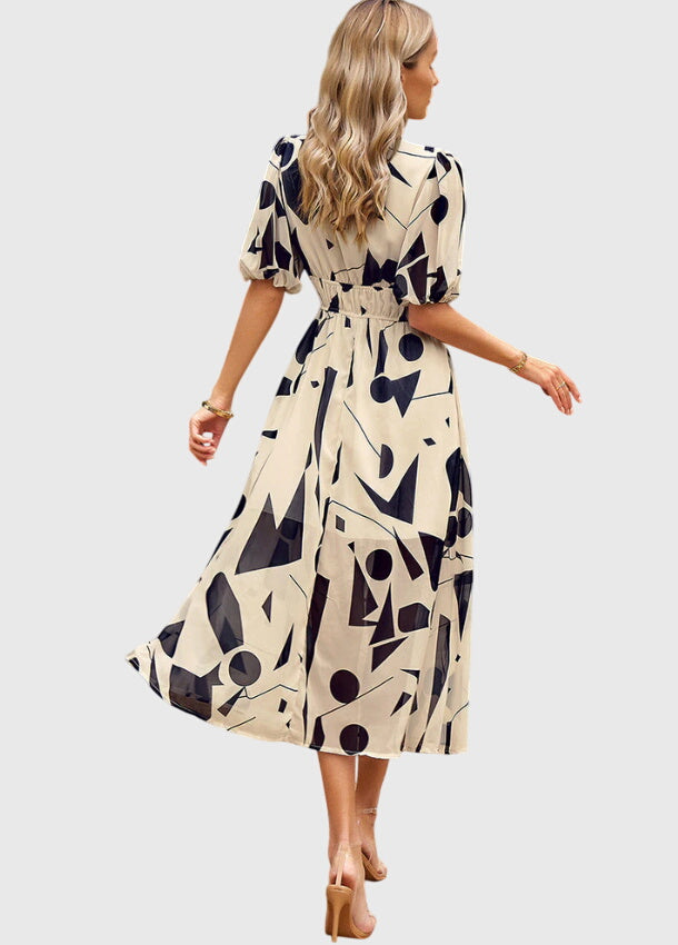 Duttini | Floral Midi Dress for Women