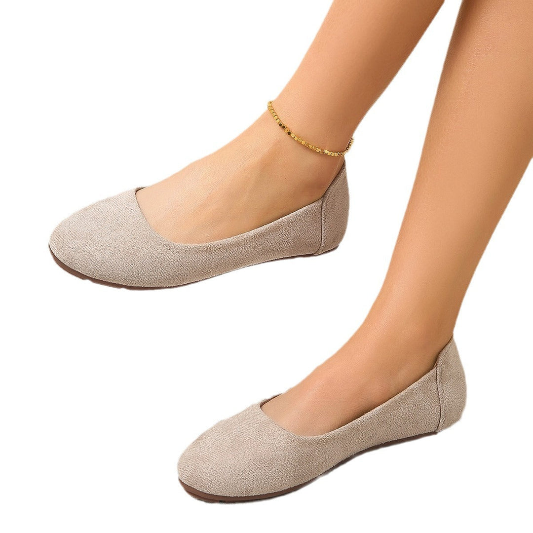 Duttini | Premium Square Toe Slip-On Ballet Flats with Cushioned Support