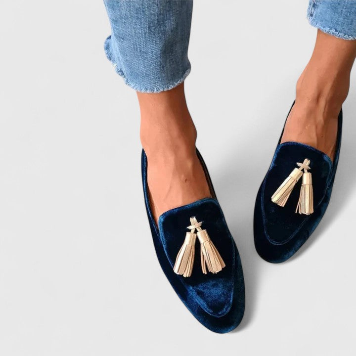 Duttini | Premium Flat Tassel Slip-On for Walking in Comfort