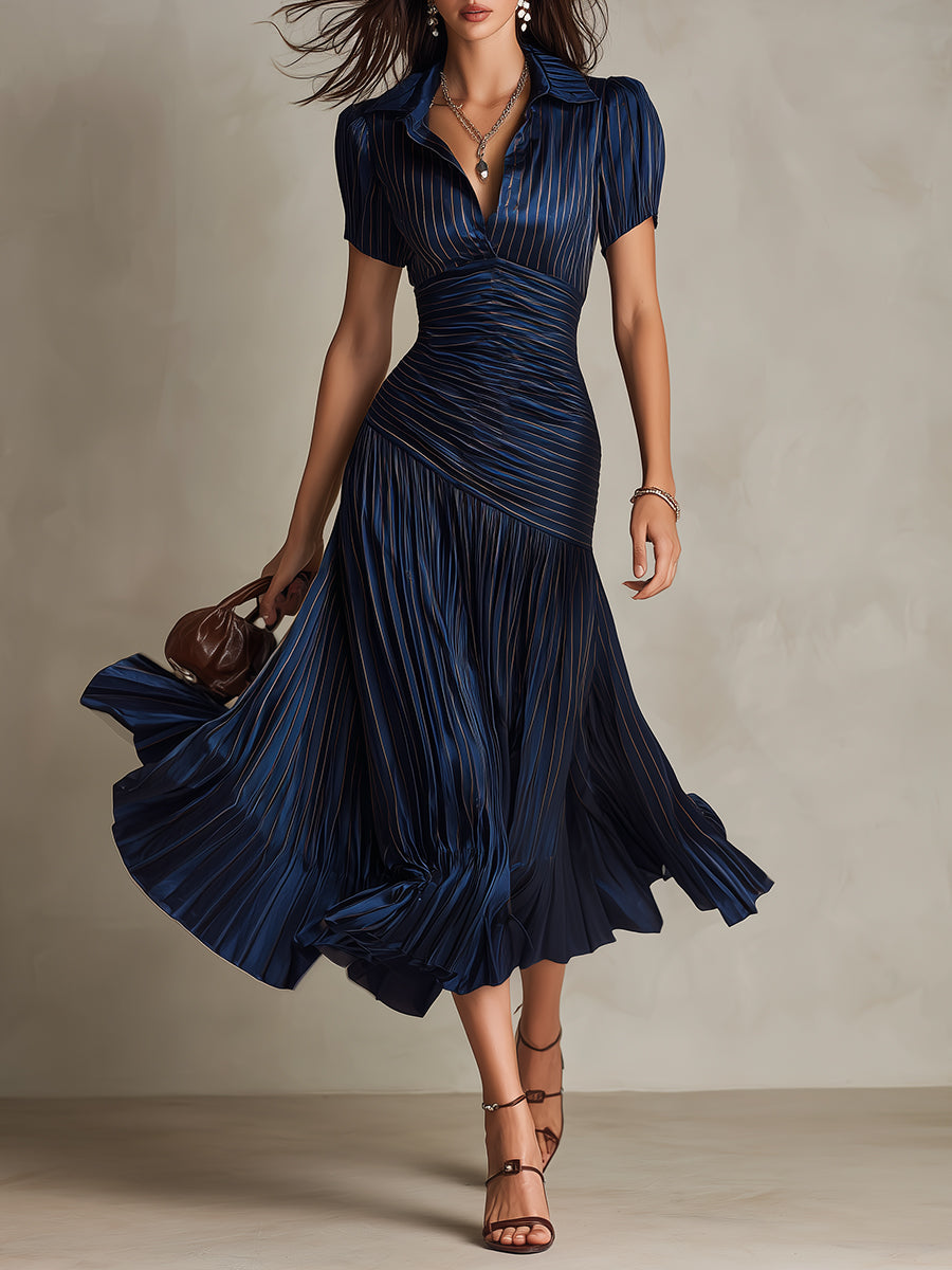 Duttini | Satin Bodycon Evening Dress