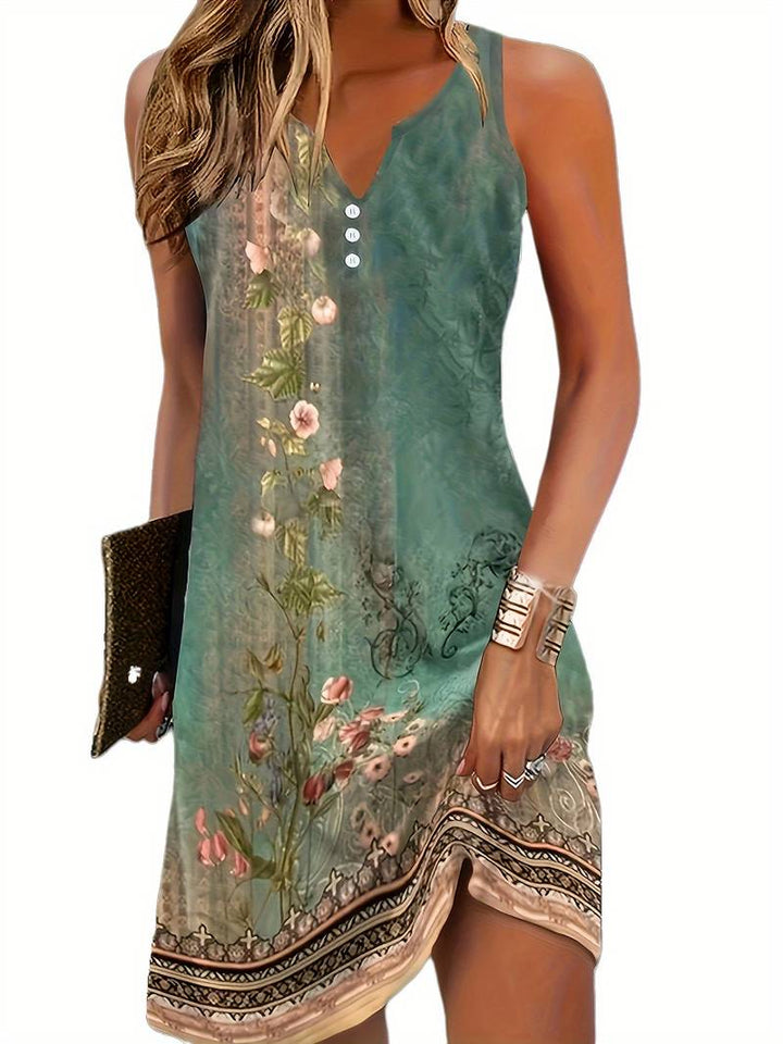 Duttini | Timeless Sleeveless Mini Dress for Women in Classic Color