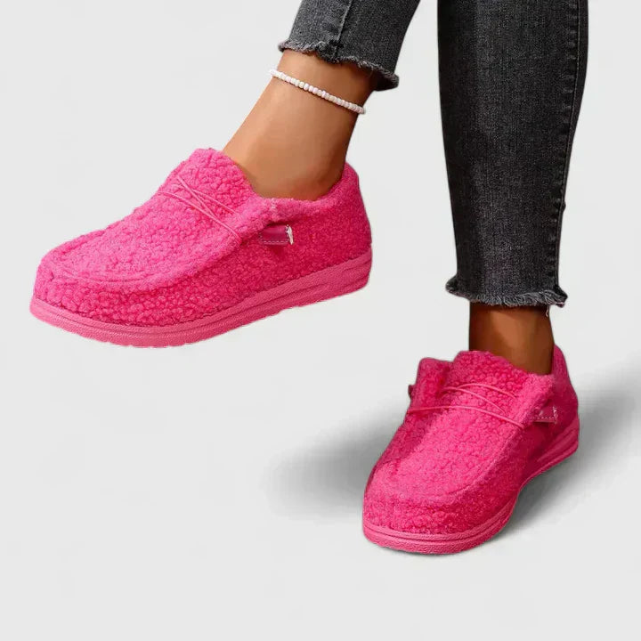 Duttini | Comfort-Fit Flat Textured Slip-On with Cushioned Support