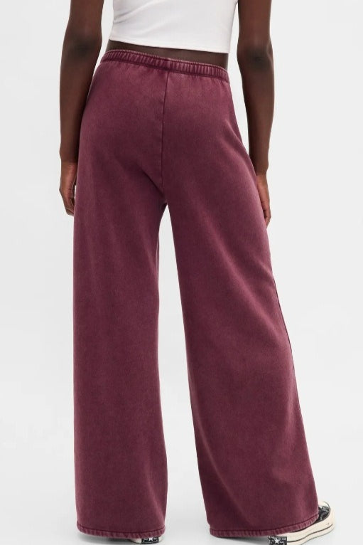 Duttini | Solid Hooded Zipper Loose Two Piece Set
