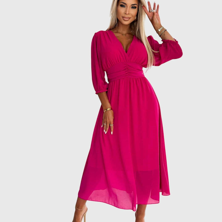 Duttini | Lightweight Silky Chiffon Dress for Women in Elegant Style
