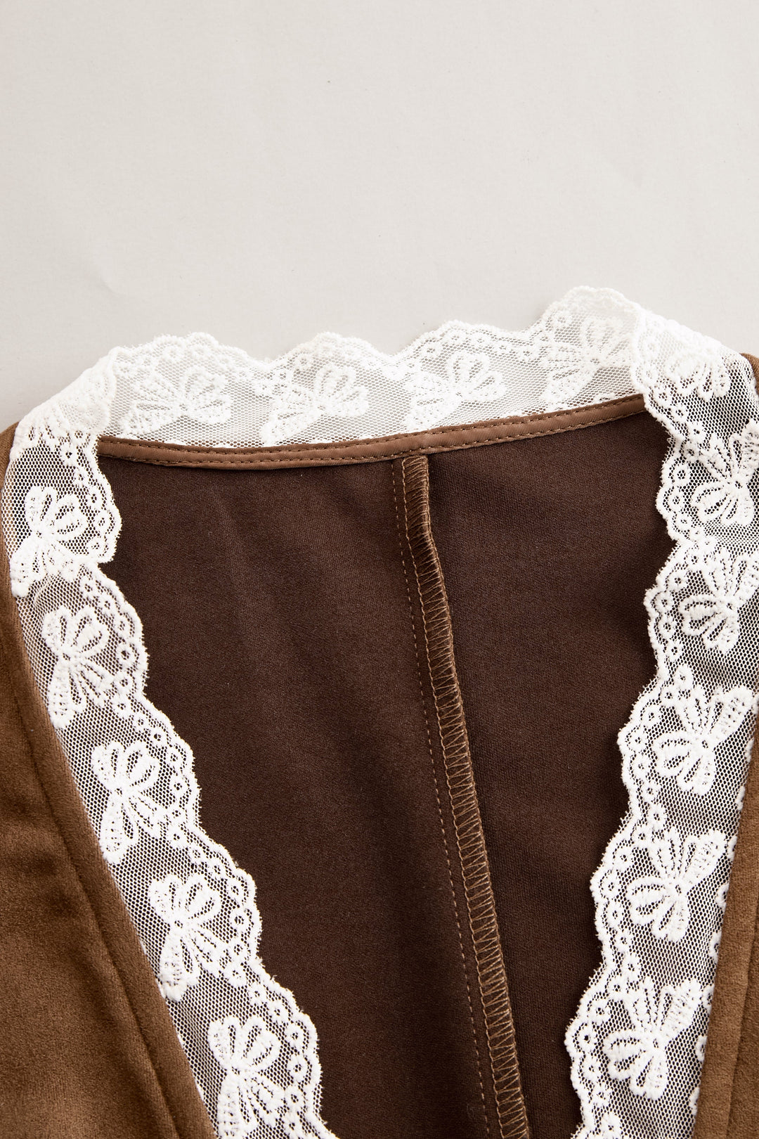 Duttini | Flowing Western Lace Long Sleeve Blouse in a Flattering Cut