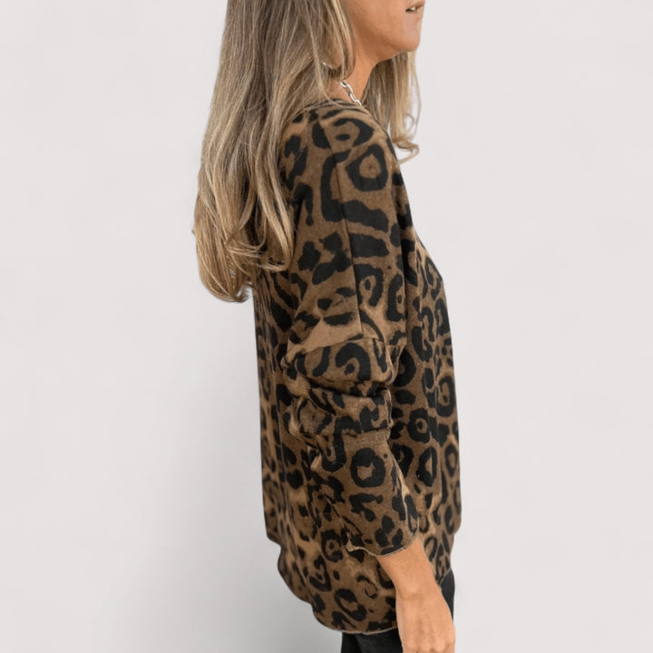 Duttini | Lightweight Leopard Print Top Made to Turn Heads
