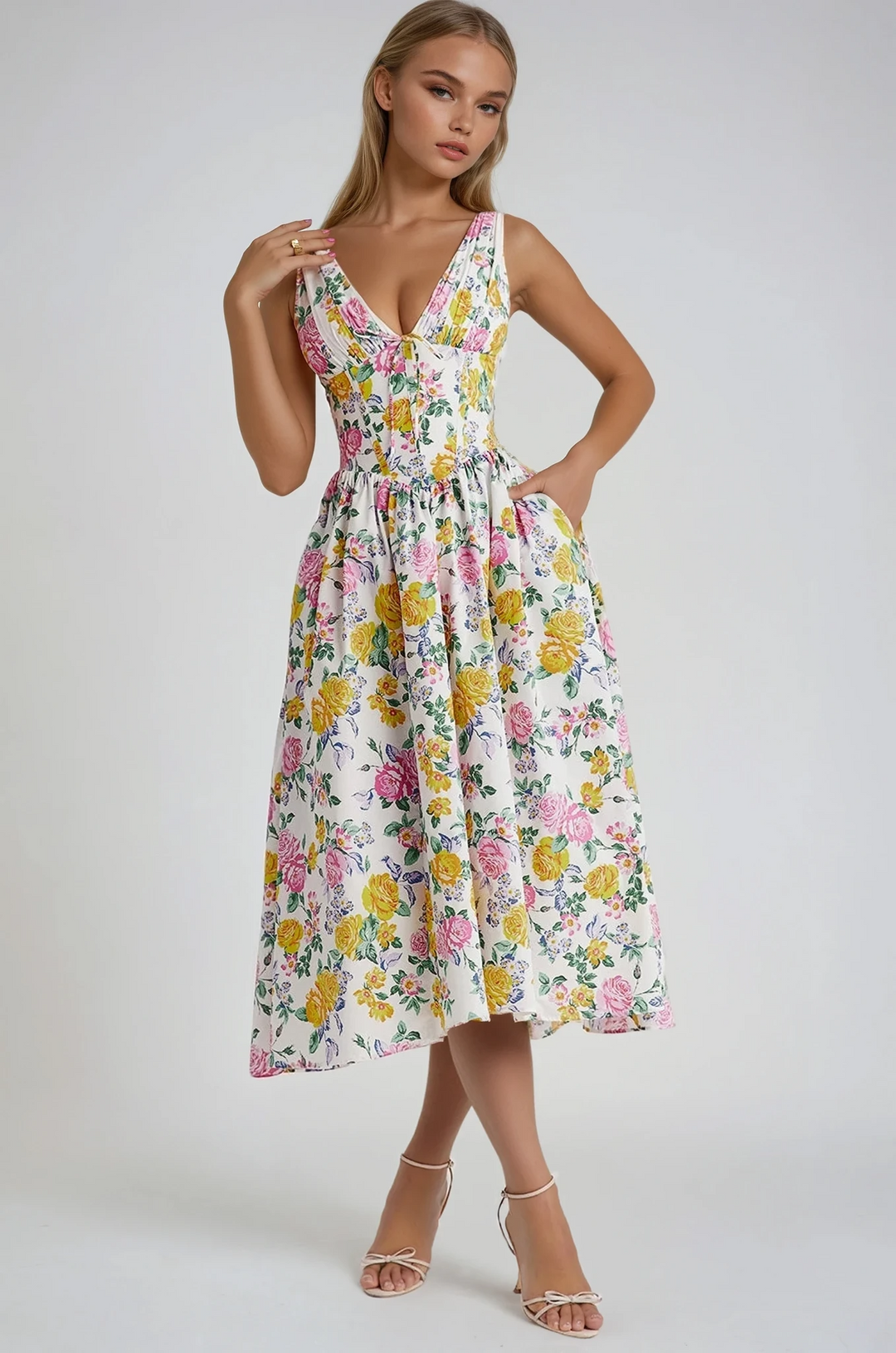 Duttini | Elegant Summer Dress with a Flattering Silhouette