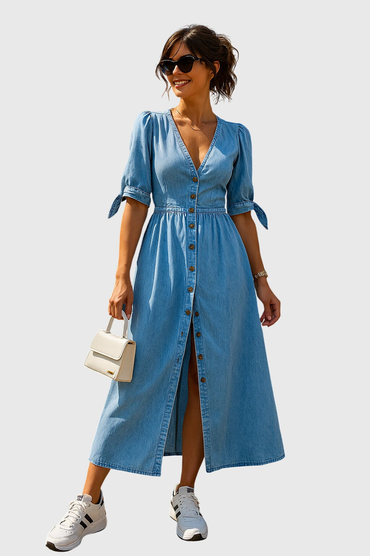 Duttini | Elegant Denim Dress for Women