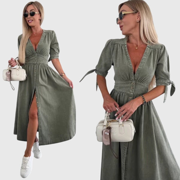 Duttini | Elegant Denim Dress for Women