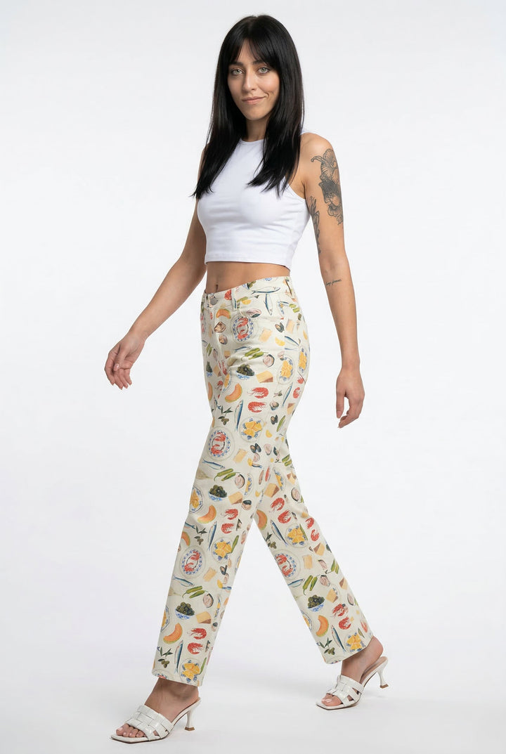 Duttini | Straight-Leg Jean for Women in Denim Blue