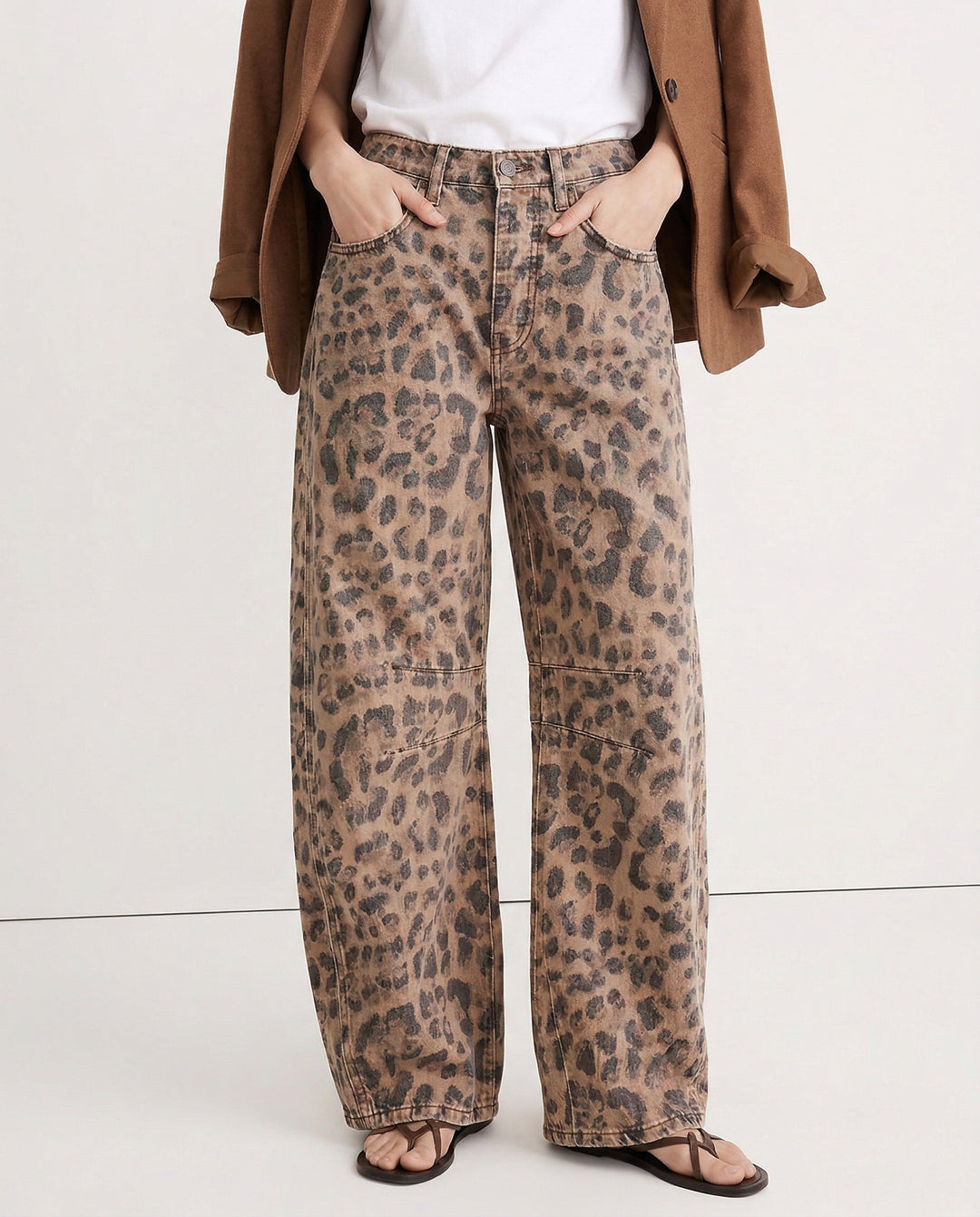 Duttini | Barrel-Leg Denim Jeans for Women