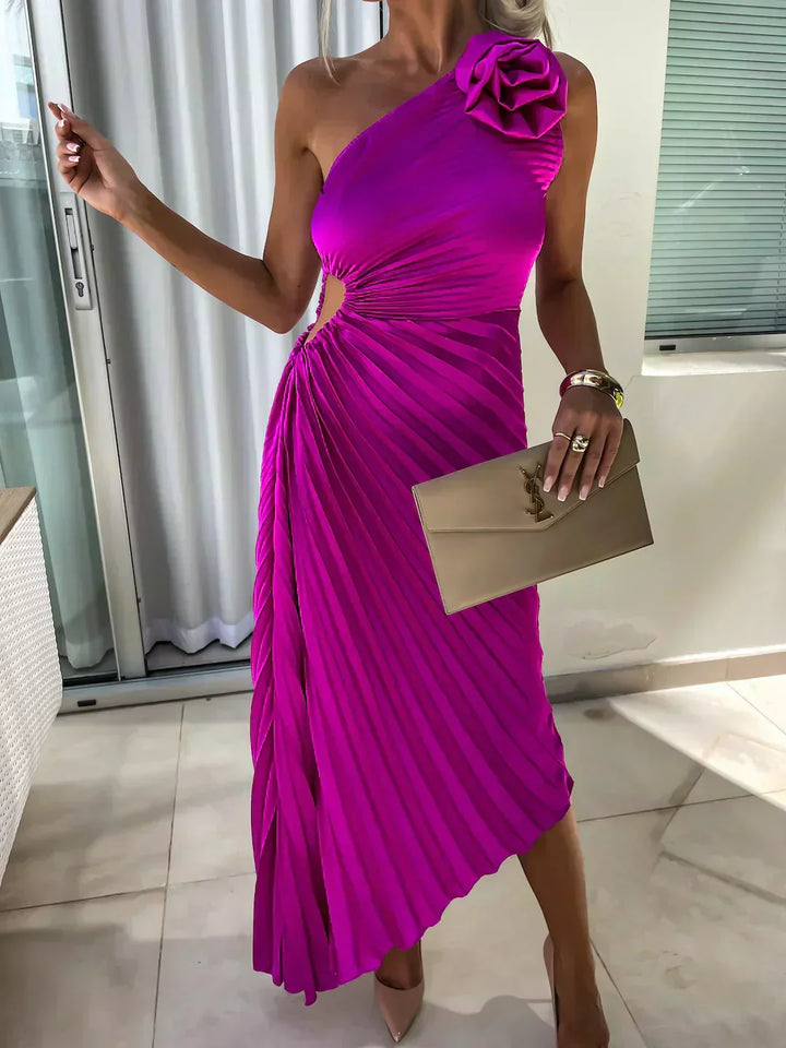 Duttini | Graceful Wedding Guest Floral Dress For Garden Wedding