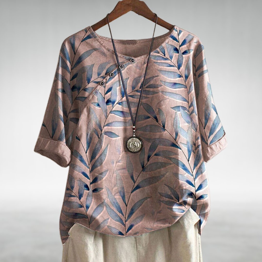 Duttini | Chic Blouse With A Playful Flair with Graceful Drape