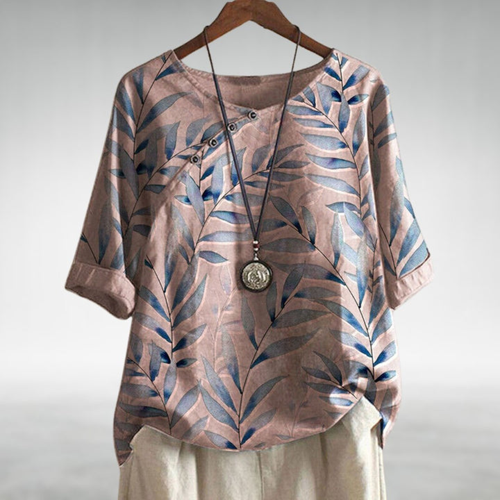 Duttini | Chic Blouse With A Playful Flair with Graceful Drape