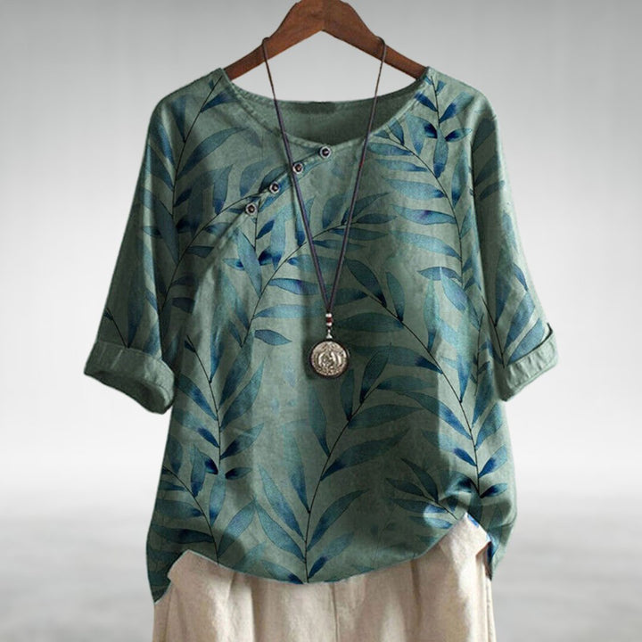 Duttini | Chic Blouse With A Playful Flair with Graceful Drape